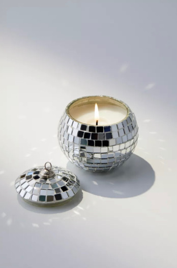 Pic of mirror/disco ball candle